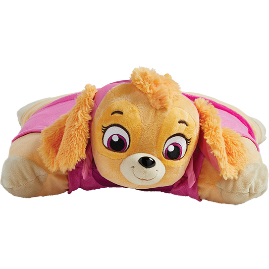 Paw Patrol Skye Pillow Pet Plush Folding Pillow – Soft Stuffed Animal & Kids Travel Pillow