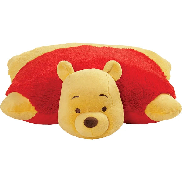 Disney Winnie the Pooh Pillow Pet Plush Folding Pillow – Soft Stuffed Animal & Kids Travel Pillow