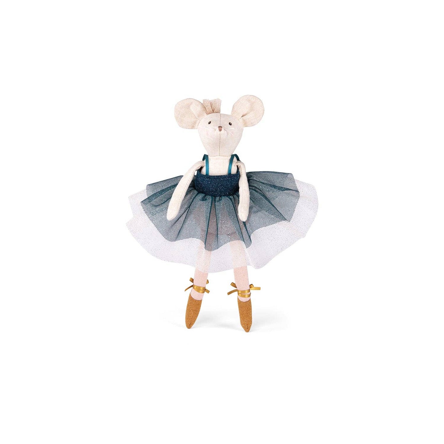Moulin Roty The Little School Of Dance Doll Suitcase With Three Tutus And Mirror