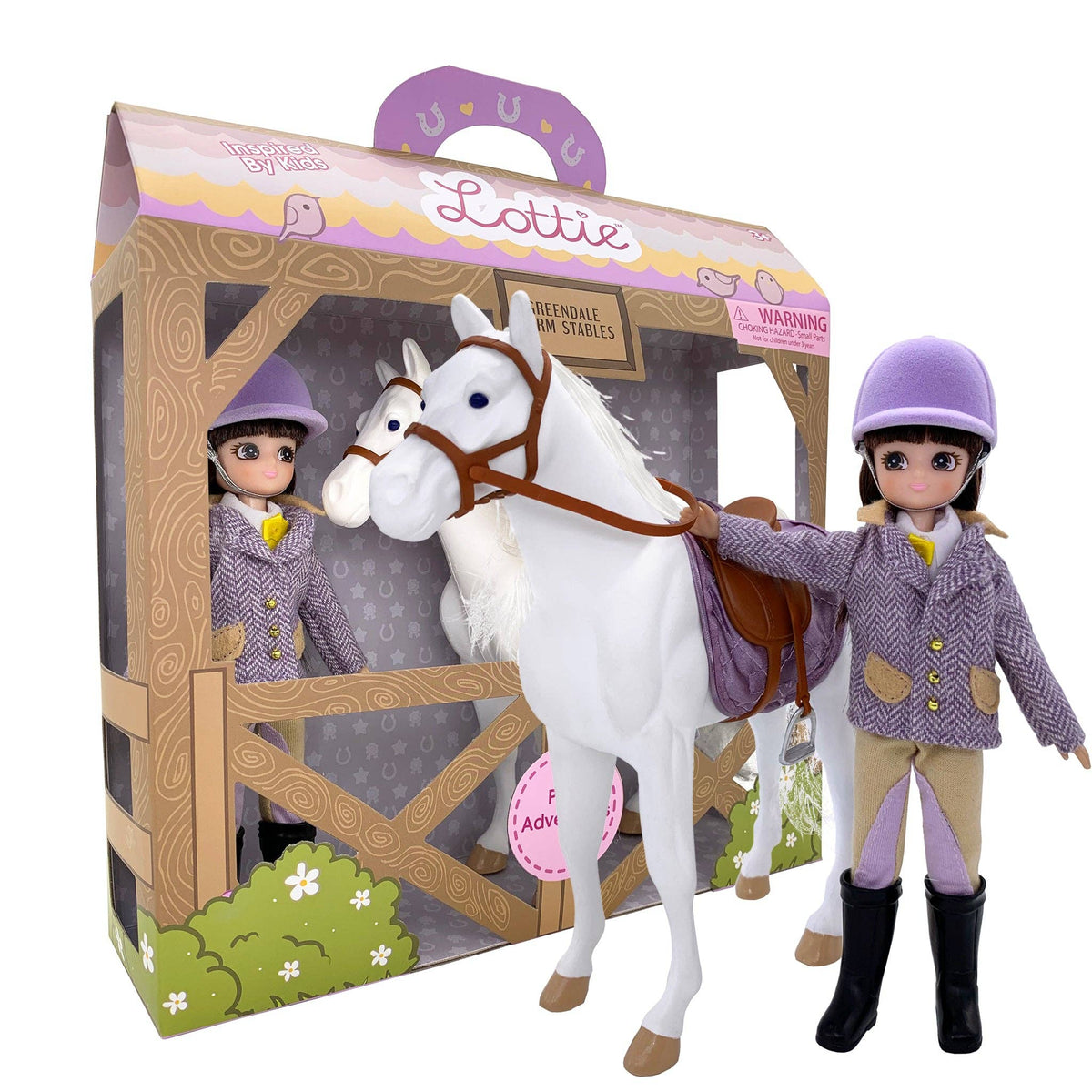 Lottie Pony Adventures Doll & Shelby Horse Set