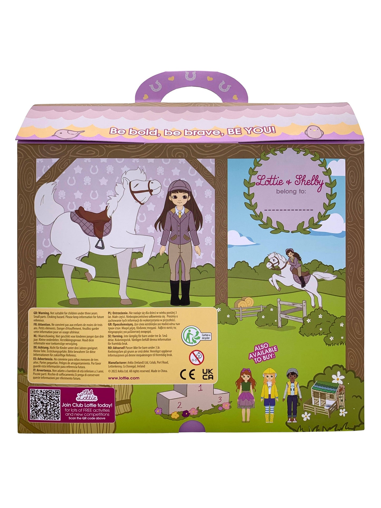 Lottie Pony Adventures Doll & Shelby Horse Set