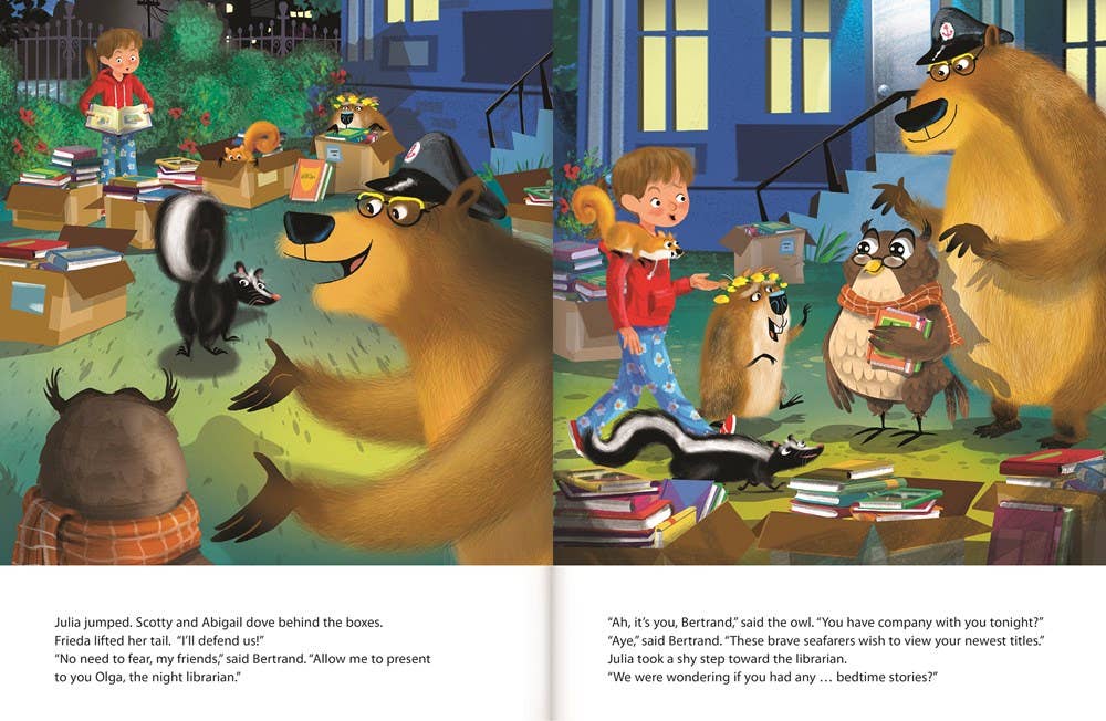 Starlit Trip to the Library