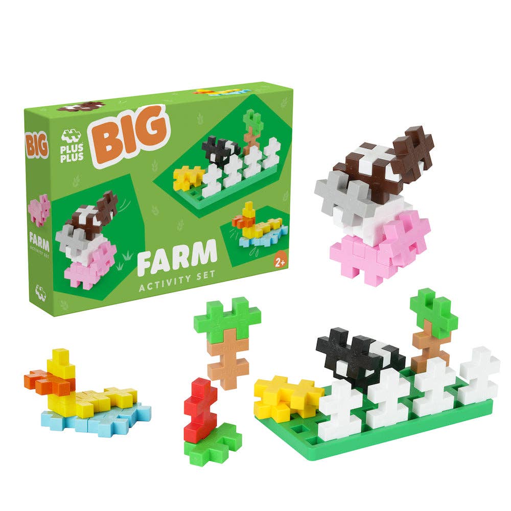 Plus Plus Farm Activity Set 3D Builds For Creative Learning