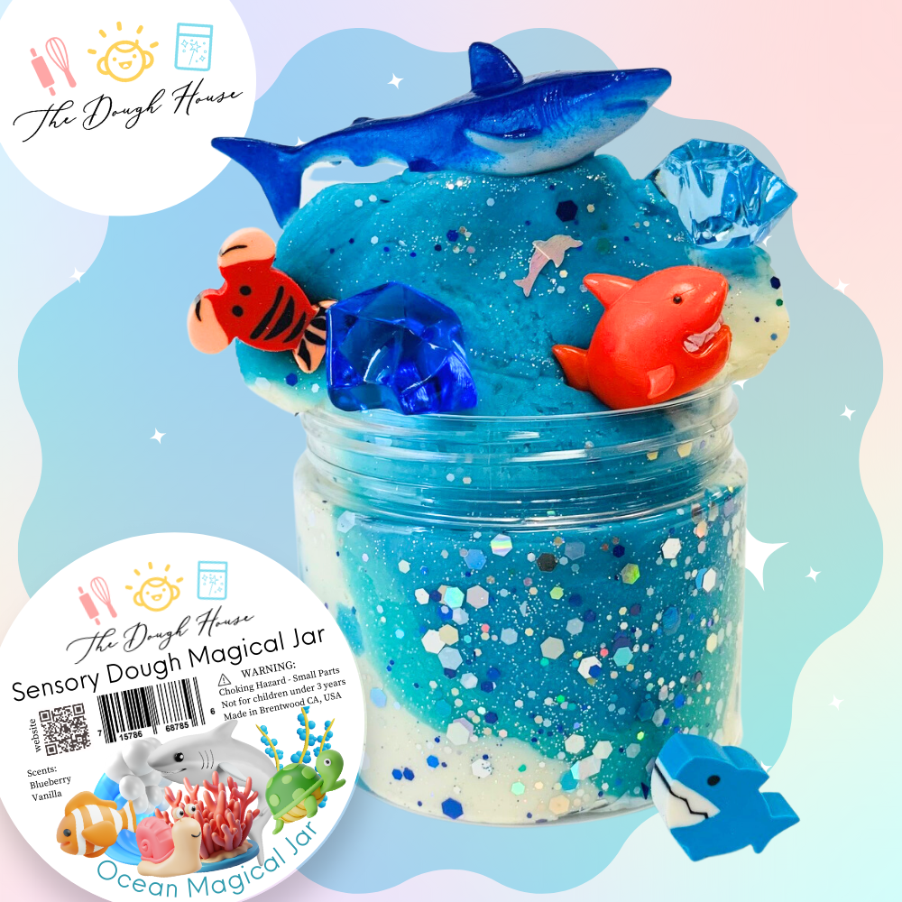Ocean Adventure Sensory Dough Magical Jar