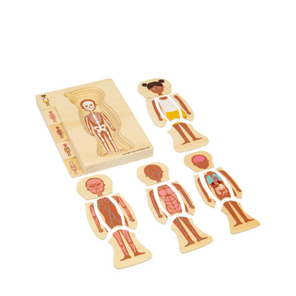 Bigjigs Toys Layered Human Body Puzzle – Girl
