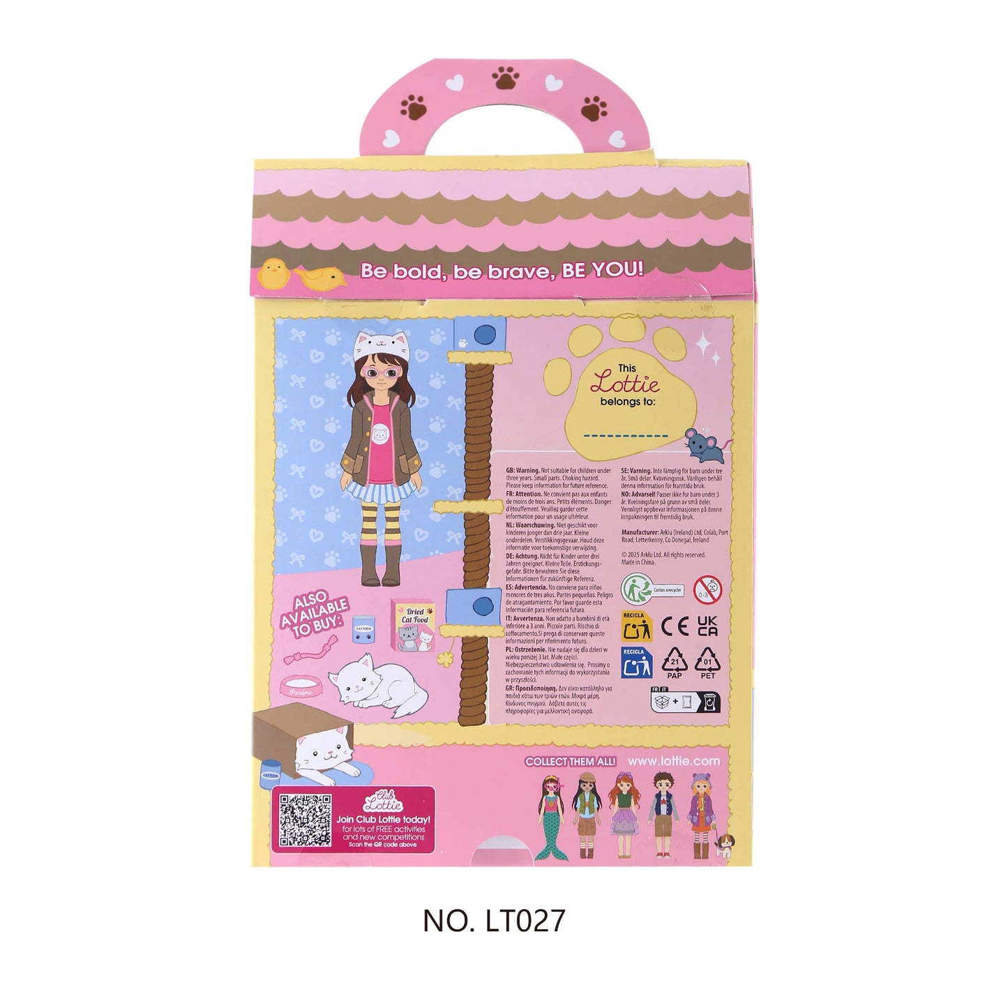 Lottie Pandora’s Box Doll – Cat Lover Fashion Doll
