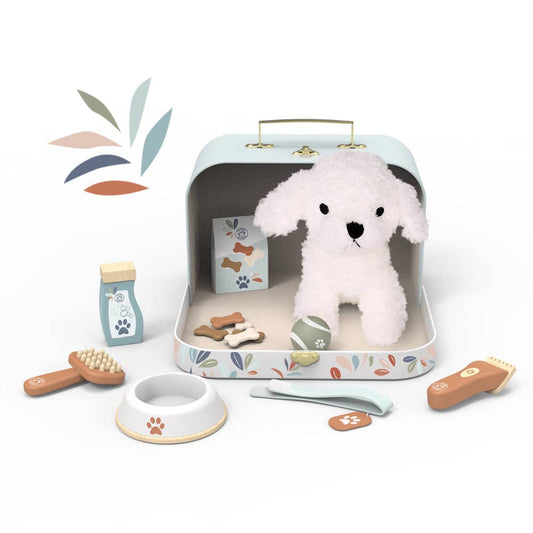 My Little Dog Travel Toy Set With Plush Dog And Accessory Suitcase