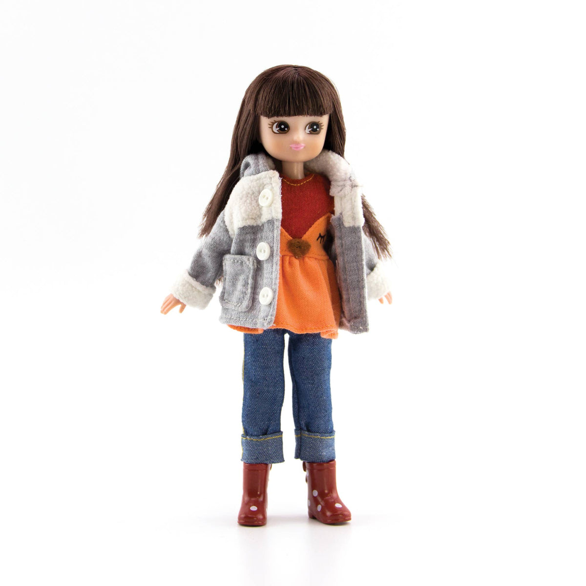 Walk in the Park Lottie Doll with Rescue Dog – Gold Collection