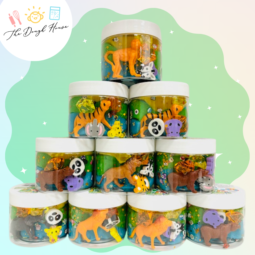 Magical Zoo Sensory Dough Jar – Handmade Sensory Play Kit