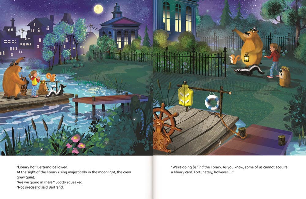 Starlit Trip to the Library