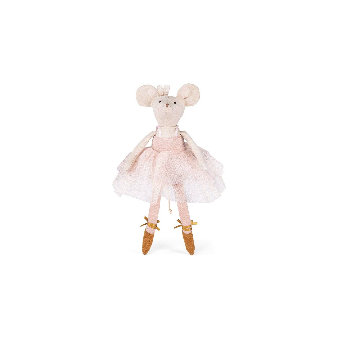 Moulin Roty The Little School Of Dance Doll Suitcase With Three Tutus And Mirror
