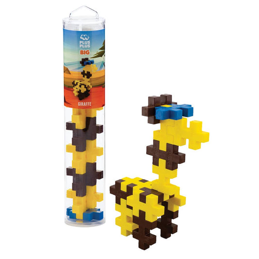 Plus Plus Big 15 Piece Tube Giraffe Construction Toy For Kids