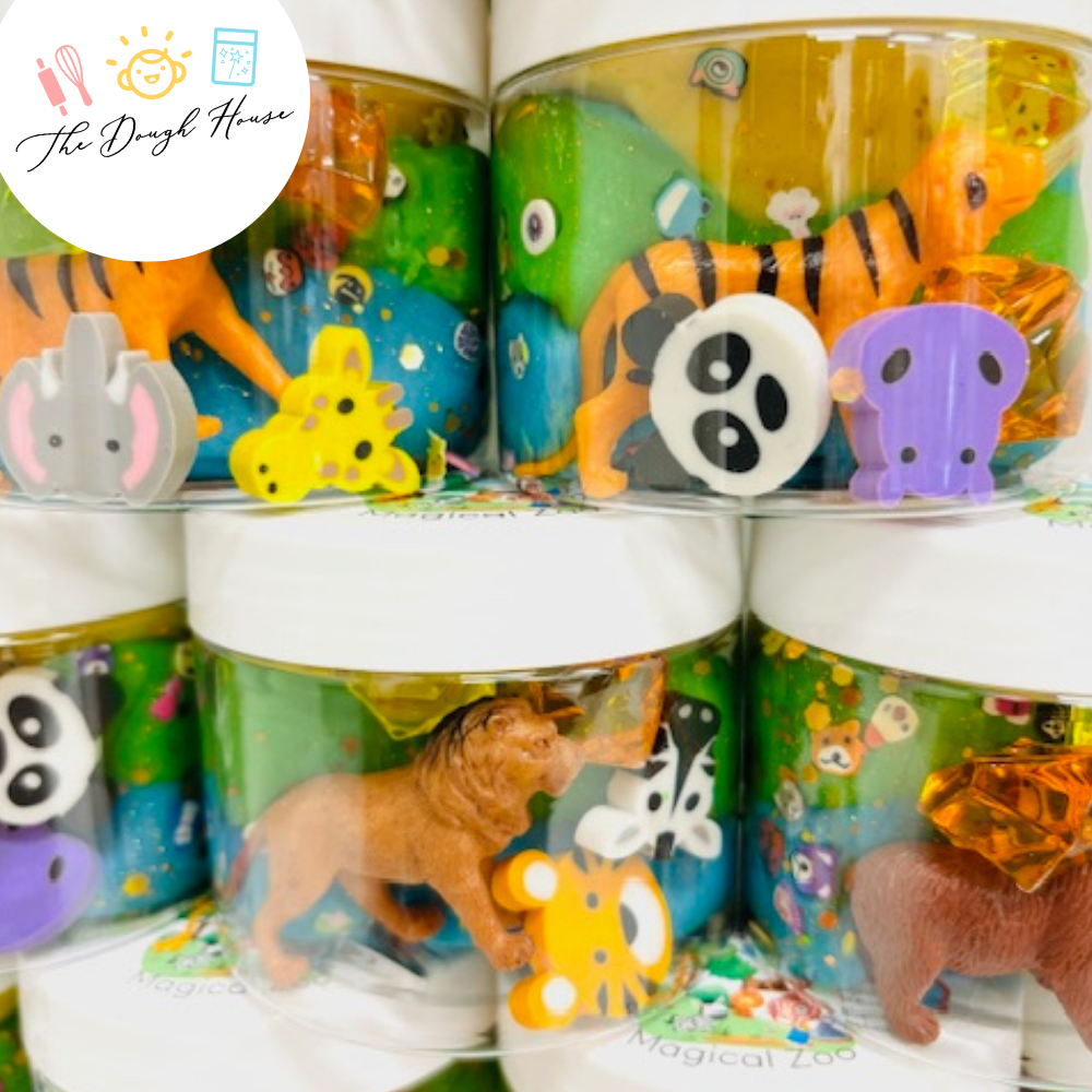 Magical Zoo Sensory Dough Jar – Handmade Sensory Play Kit