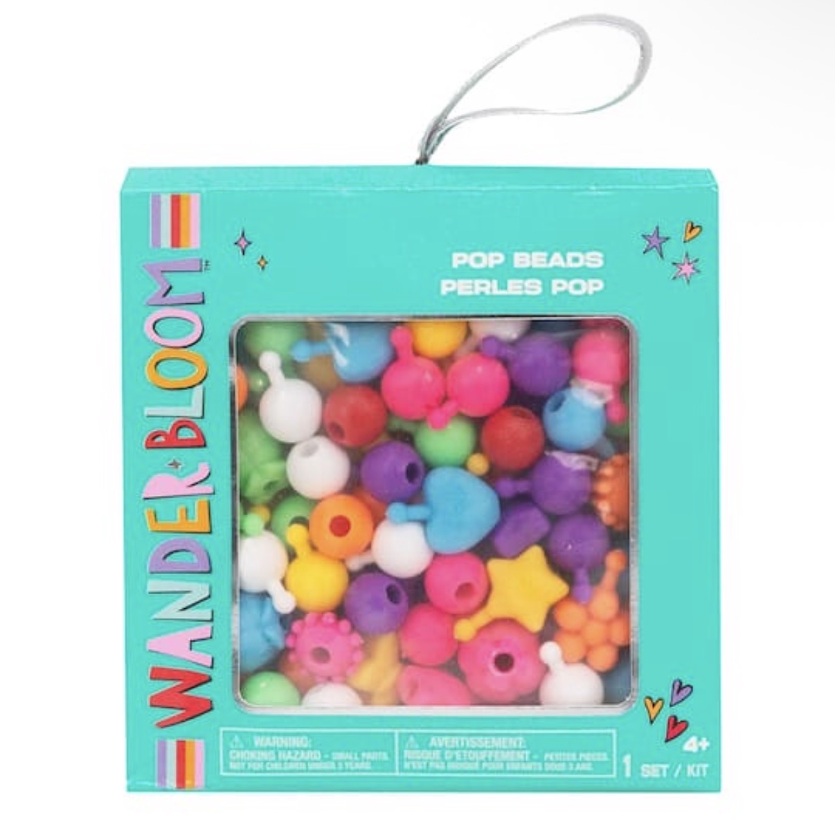 WB Pop Beads Mini Jewelry Kit – Snap-Together Bracelet & Necklace Craft Set for Kids