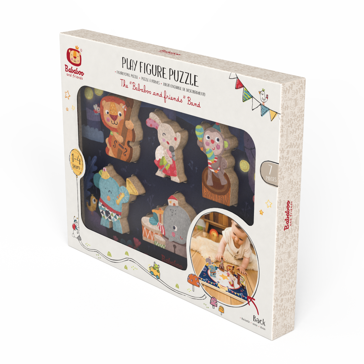 Bababoo and friends Band Play Figure Puzzle [12+ Months]