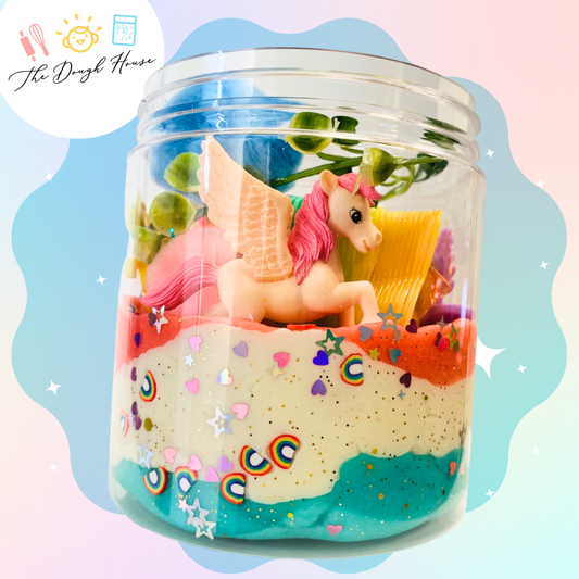 Unicorn Dreams Sensory Dough Magical Jar