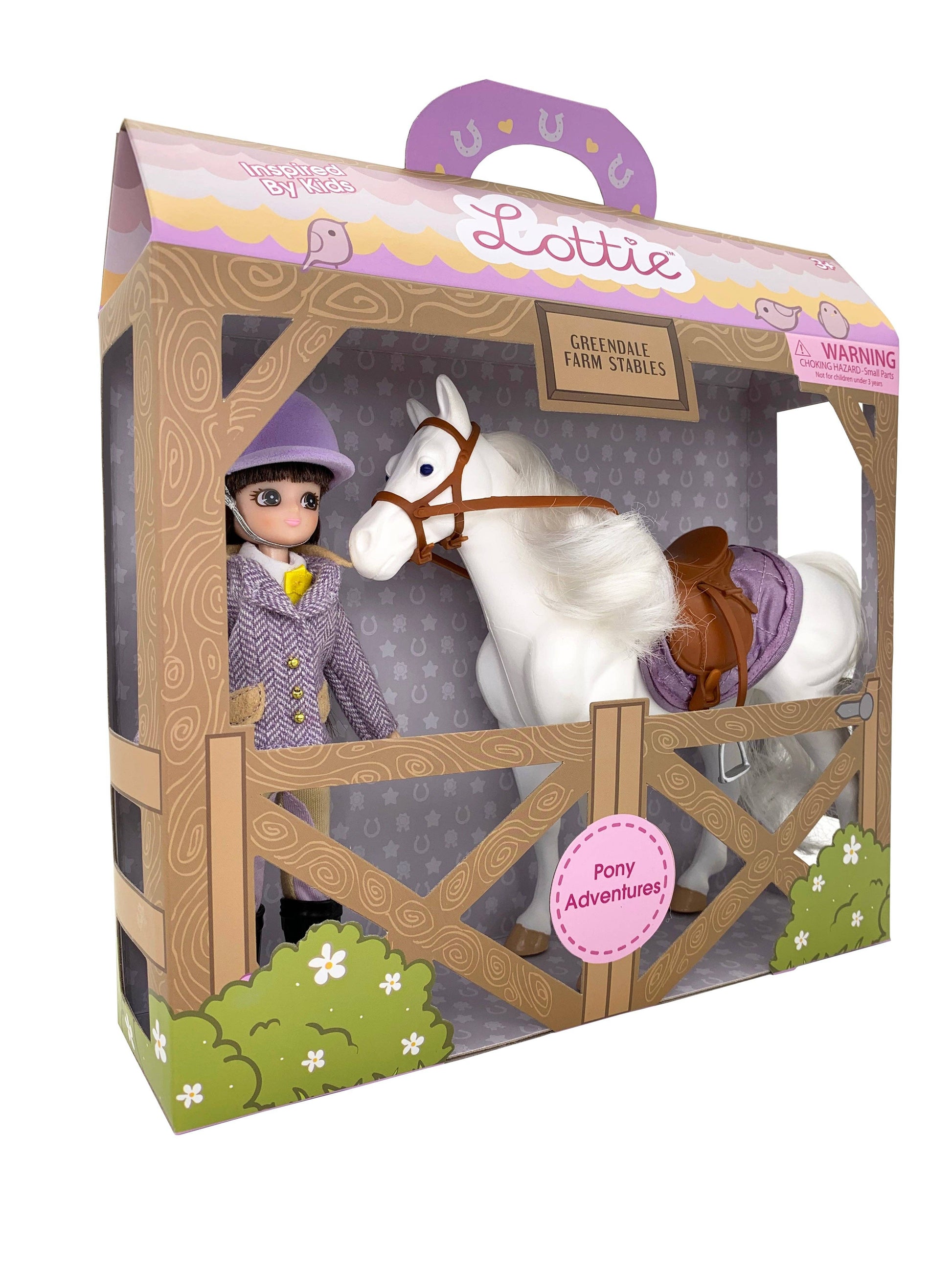 Lottie Pony Adventures Doll & Shelby Horse Set