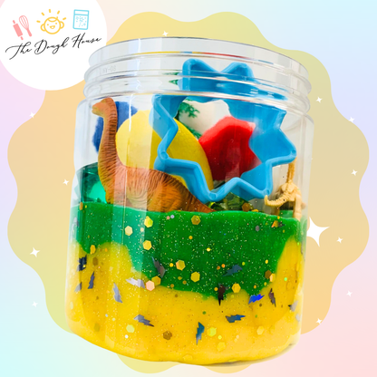 Dinosaur Discovery Sensory Dough Magical Jar