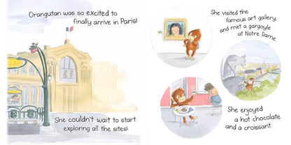 Little Orangutan Lost in Paris