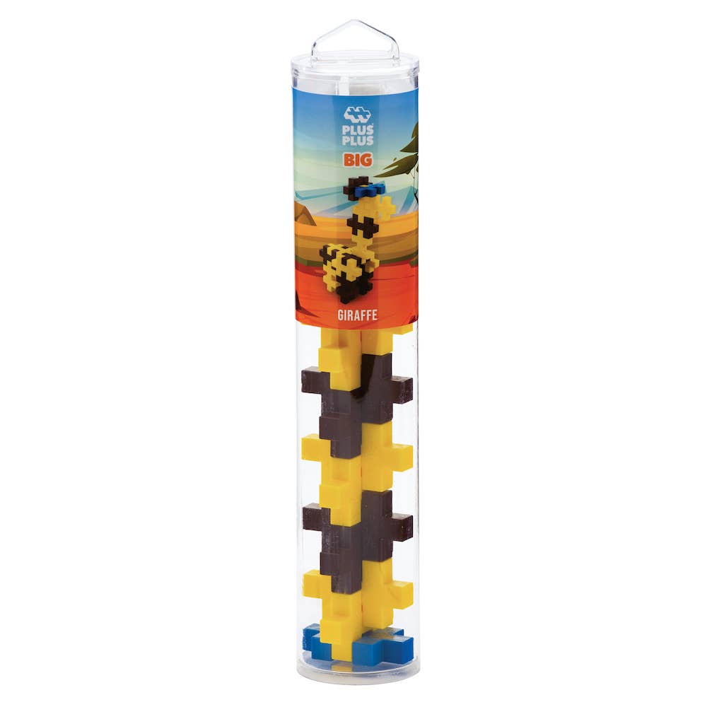 Plus Plus Big 15 Piece Tube Giraffe Construction Toy For Kids