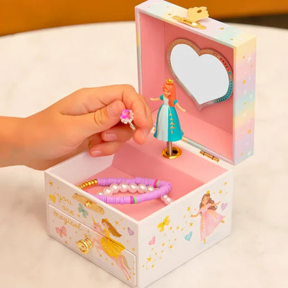 Perfect Princess™ Deluxe Musical Jewelry Box – Magical Princess Keepsake Box with Spinning Princess
