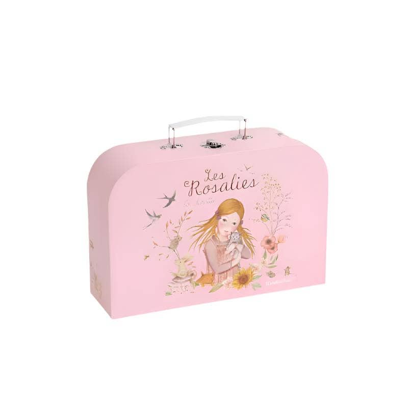 Moulin Roty Rosalies Tea Party Metal Suitcase Set Collection
