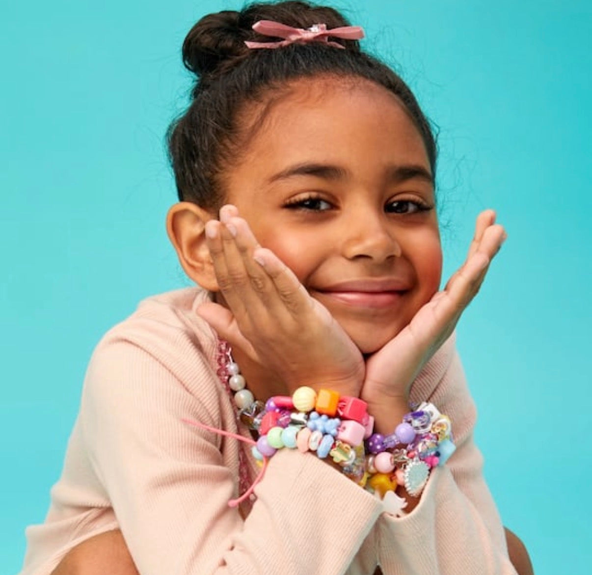 WB Pop Beads Mini Jewelry Kit – Snap-Together Bracelet & Necklace Craft Set for Kids
