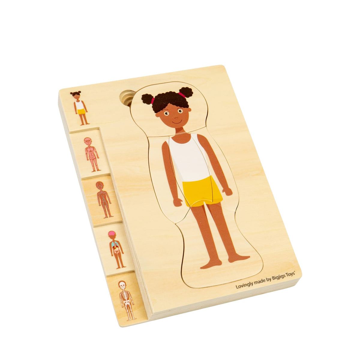 Bigjigs Toys Layered Human Body Puzzle – Girl