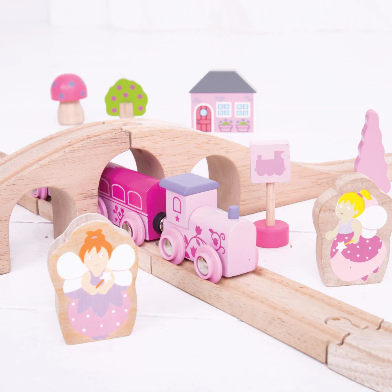Bigjigs Rail Fairy Figure of Eight Wooden Train Set