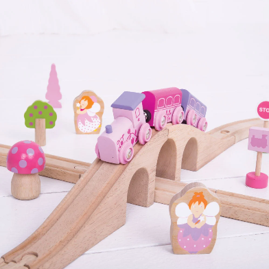Bigjigs Rail Fairy Figure of Eight Wooden Train Set