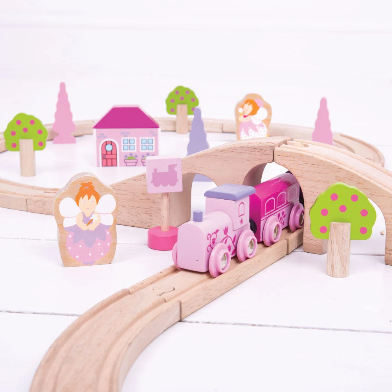 Bigjigs Rail Fairy Figure of Eight Wooden Train Set