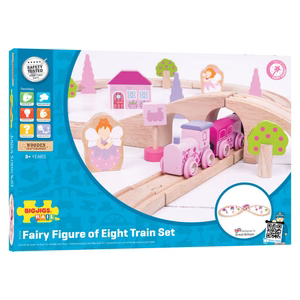 Bigjigs Rail Fairy Figure of Eight Wooden Train Set