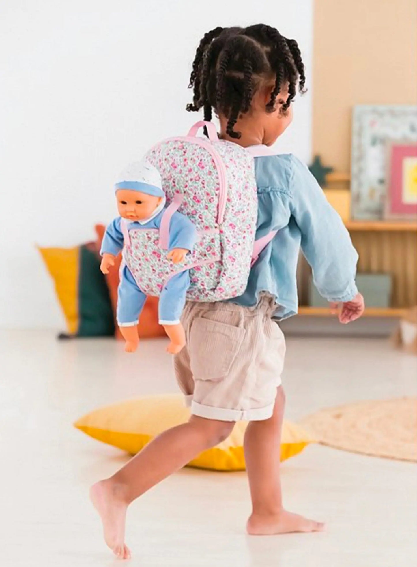 Corolle Floral Doll Carrier Backpack – Baby Doll Carrier for Dolls Charlie Anne's Closet