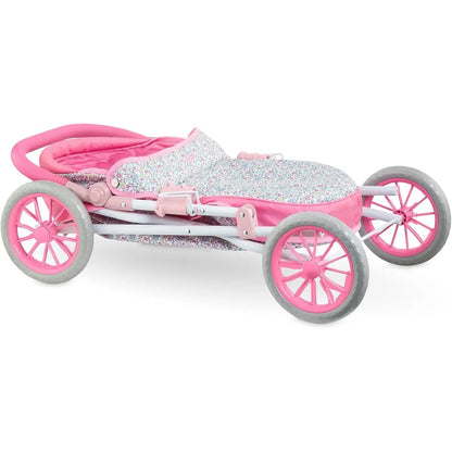 Corolle Floral Baby Doll Stroller & Pram – Fits 12”–20” Dolls Corolle
