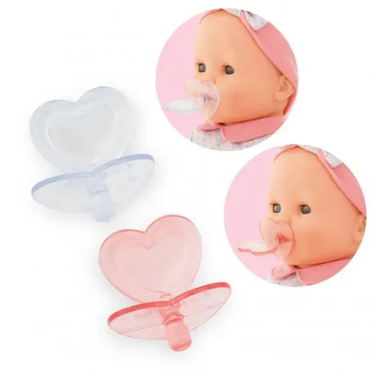 Corolle Baby Doll Pacifiers – Set of 2 (12” Dolls) Charlie Anne's Closet