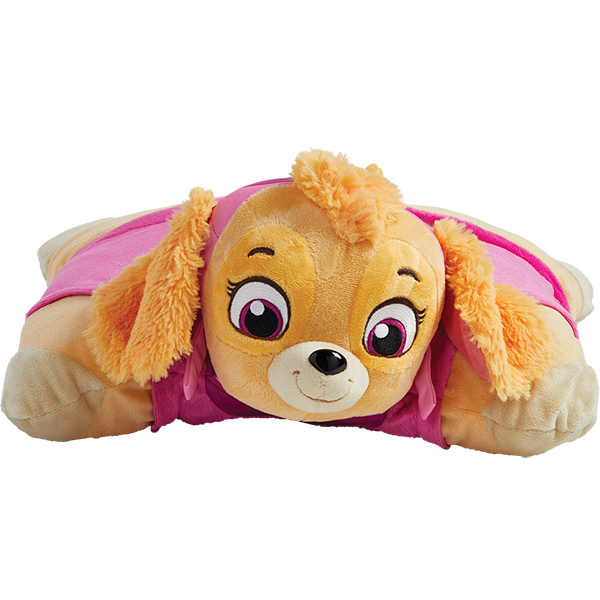 Paw Patrol Skye Pillow Pet Plush Folding Pillow – Soft Stuffed Animal & Kids Travel Pillow