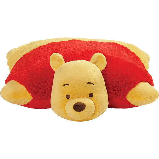 Disney Winnie the Pooh Pillow Pet Plush Folding Pillow – Soft Stuffed Animal & Kids Travel Pillow