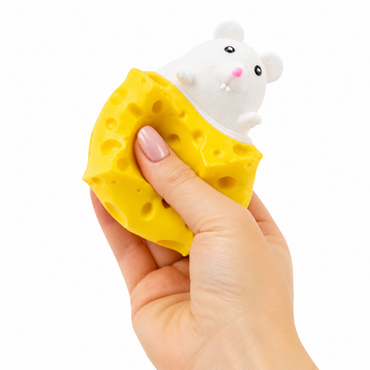 Keycraft Peek A Boo Mouse in Cheese Squishy Toy