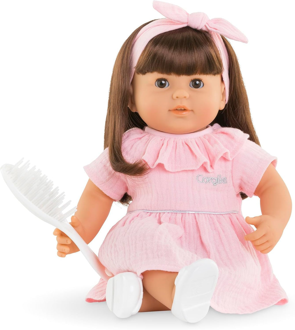 Corolle Julie 14” Baby Doll with Hairbrush