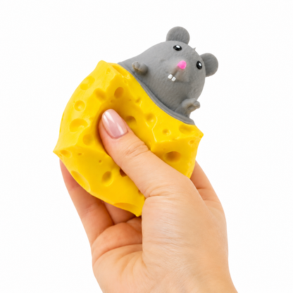 Keycraft Peek A Boo Mouse in Cheese Squishy Toy
