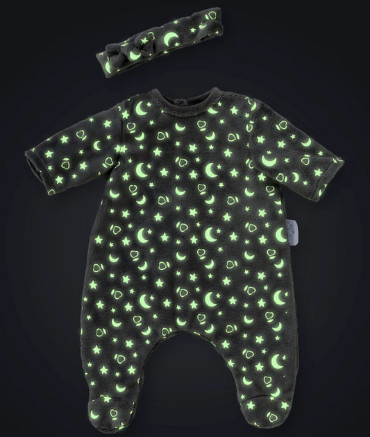 Corolle Glow-in-the-Dark Doll Pajamas | 12” & 14” Charlie Anne's Closet 