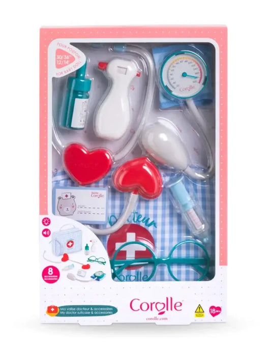 Corolle My Doctor Suitcase & Accessories – Pretend Play Doctor Set Charlie Anne's Closet 