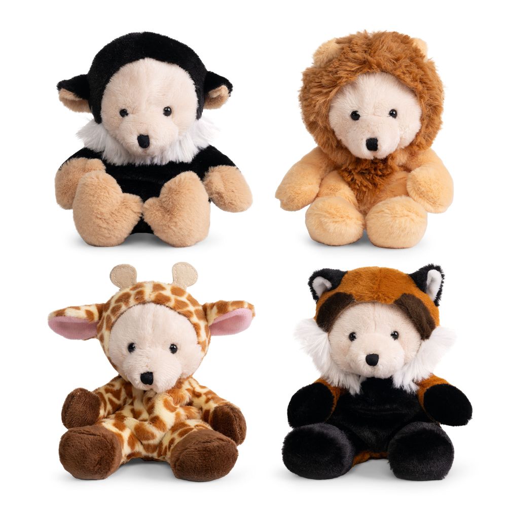 Little Living Nature Play Dress-Up Safari Animal Plush