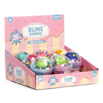 Slime Sundae with Squishy Animal Topper – Assorted Styles