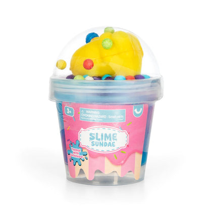 Slime Sundae with Squishy Animal Topper – Assorted Styles