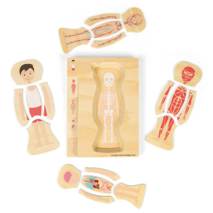 Bigjigs Anatomy Puzzle - Boy