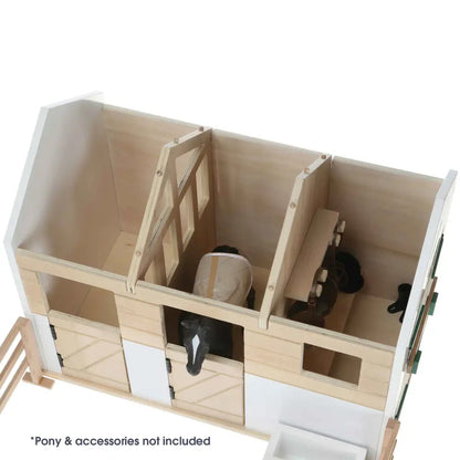 Lottie Wooden Horse Stables Playset