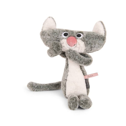 Moulin Roty Cat Plush Toy Flat Cat Stuffed Animal Collection