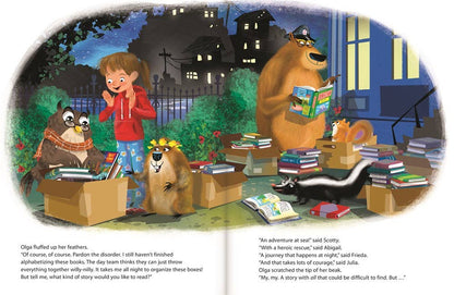 Starlit Trip to the Library