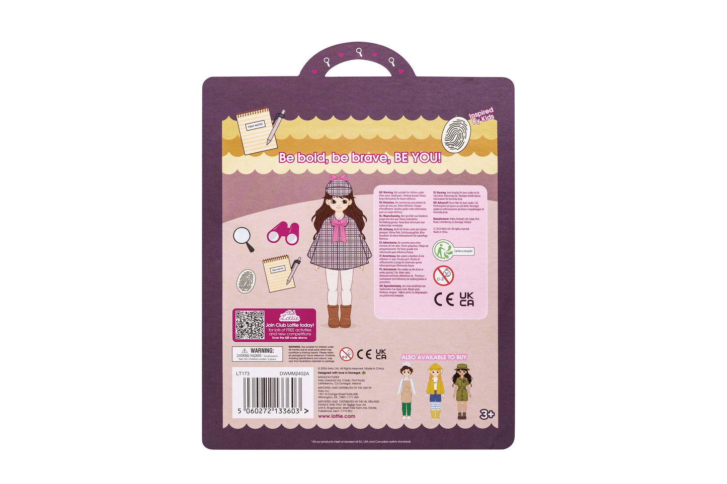 Mystery Solver – Lottie Doll Outfit & Accessories
